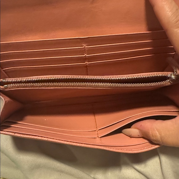 FENDI F Is Long Wallet pink beige leather - Picture 5 of 6